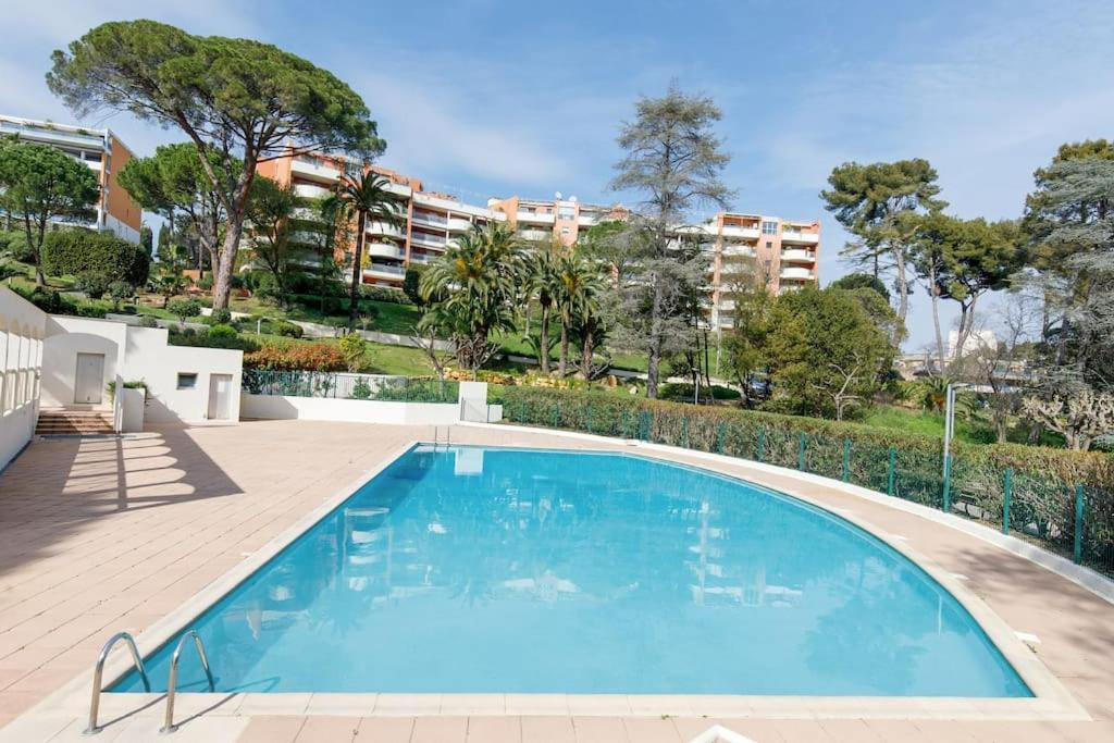 Domaine Des Palmiers - Piscine- Parking - Tennis - Clim Cannes Dış mekan fotoğraf
